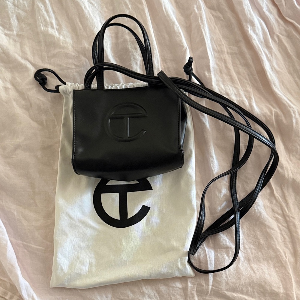 Telfar Black Mini Bag